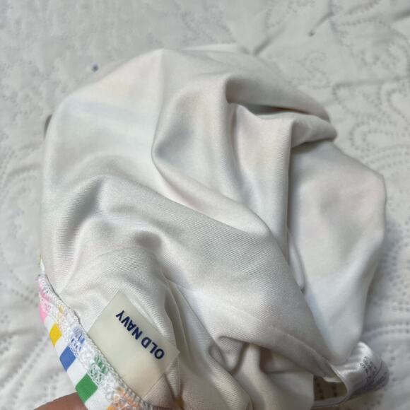 Old Navy Rainbow Stripe Swim Suit Size 6/7 - Picture 6 of 7